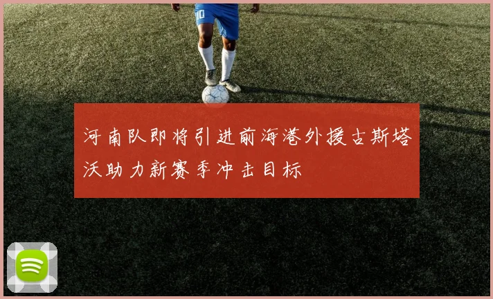 河南队即将引进前海港外援古斯塔沃助力新赛季冲击目标